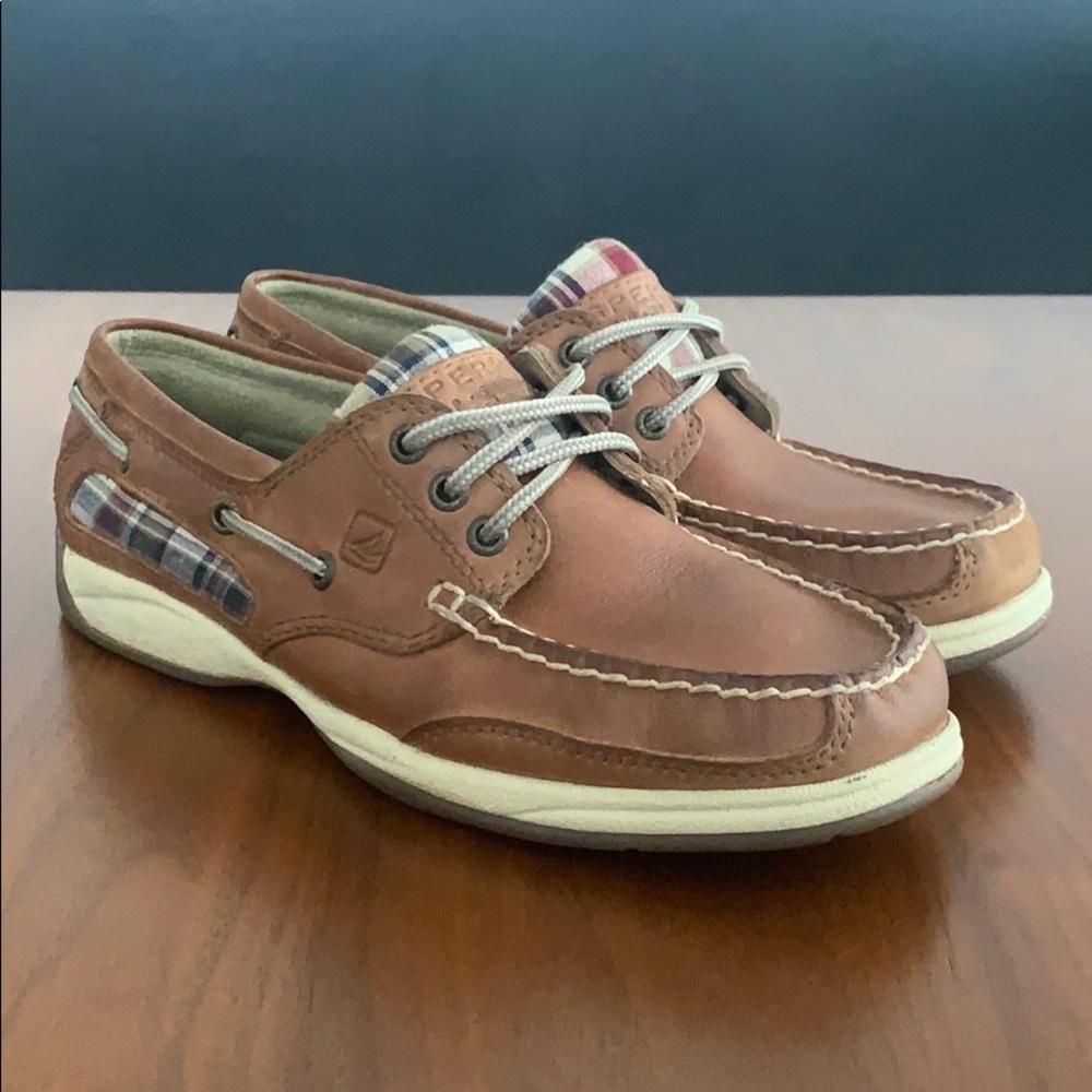 Sperry Shoes, Women’s size 6.5; brown leather